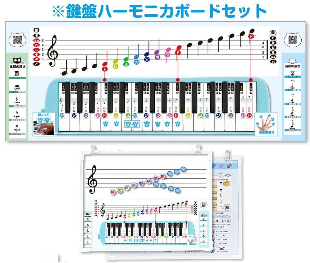 鍵盤ハーモニカボードセット